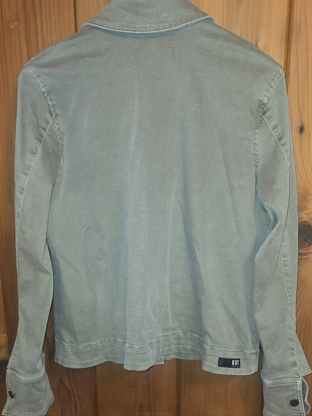 Kut from the Kloth Olive Green Utility Jacket - Picture 8 of 10